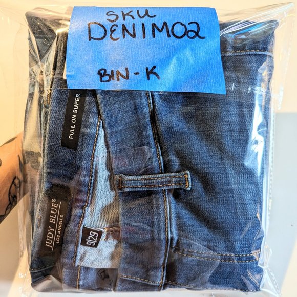 Judy Blue High Waist Pull-On Super Flare Jeans Jeggings Denim Blue Size 9/29 NWT - Picture 16 of 16